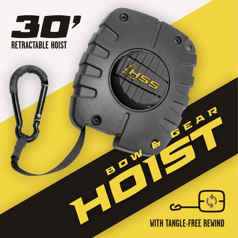 Hunter Safety System Retractable Bow & Gear Hoist, Black, One Size (HSS-GH) - Image 3